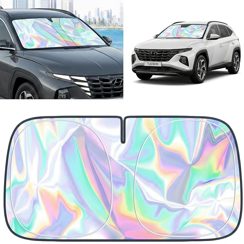 Protetor solar dobrável para para-brisa Hyundai Tucson 2022 a 2026 JIADIANYOU