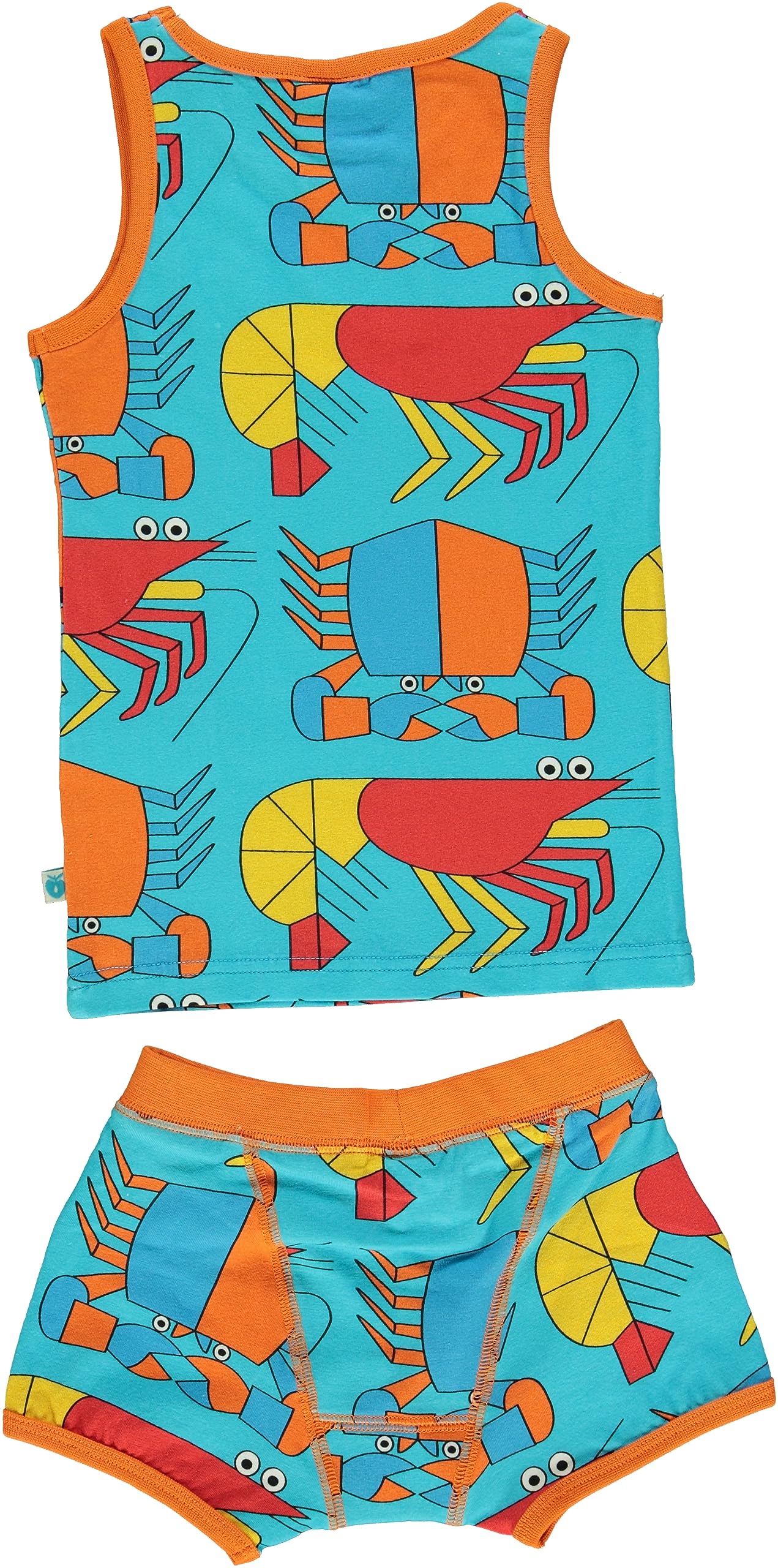 Småfolk Jungen Underwear With Crustaceans Base Layer Set