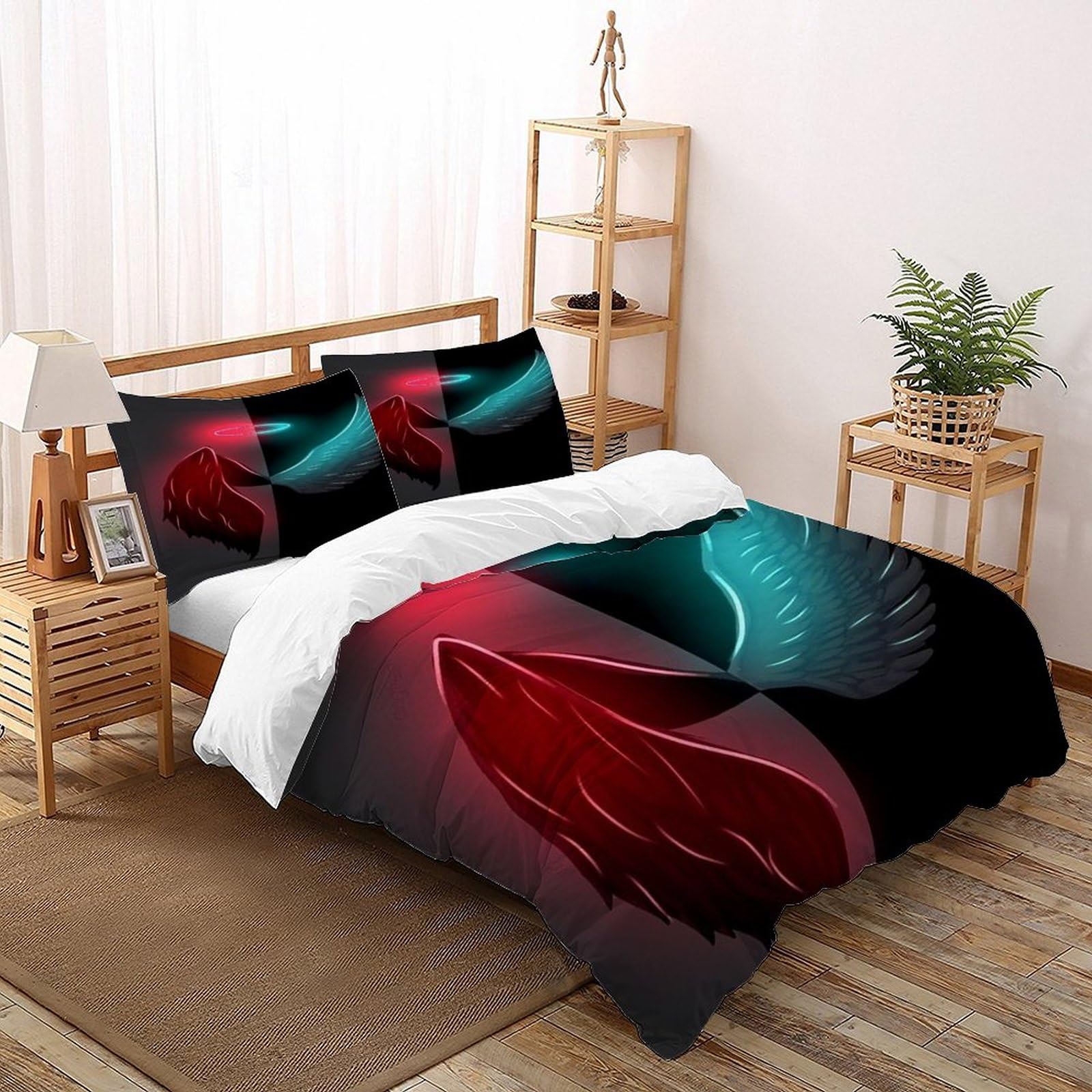 Housse de couette Les ailess pour une chambre moderne et épurée