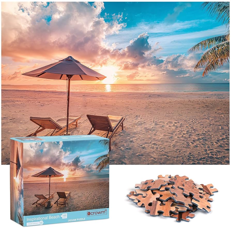 キャンバス スタイル ジグソーパズル 1000ピース 「Donald and Daisy A