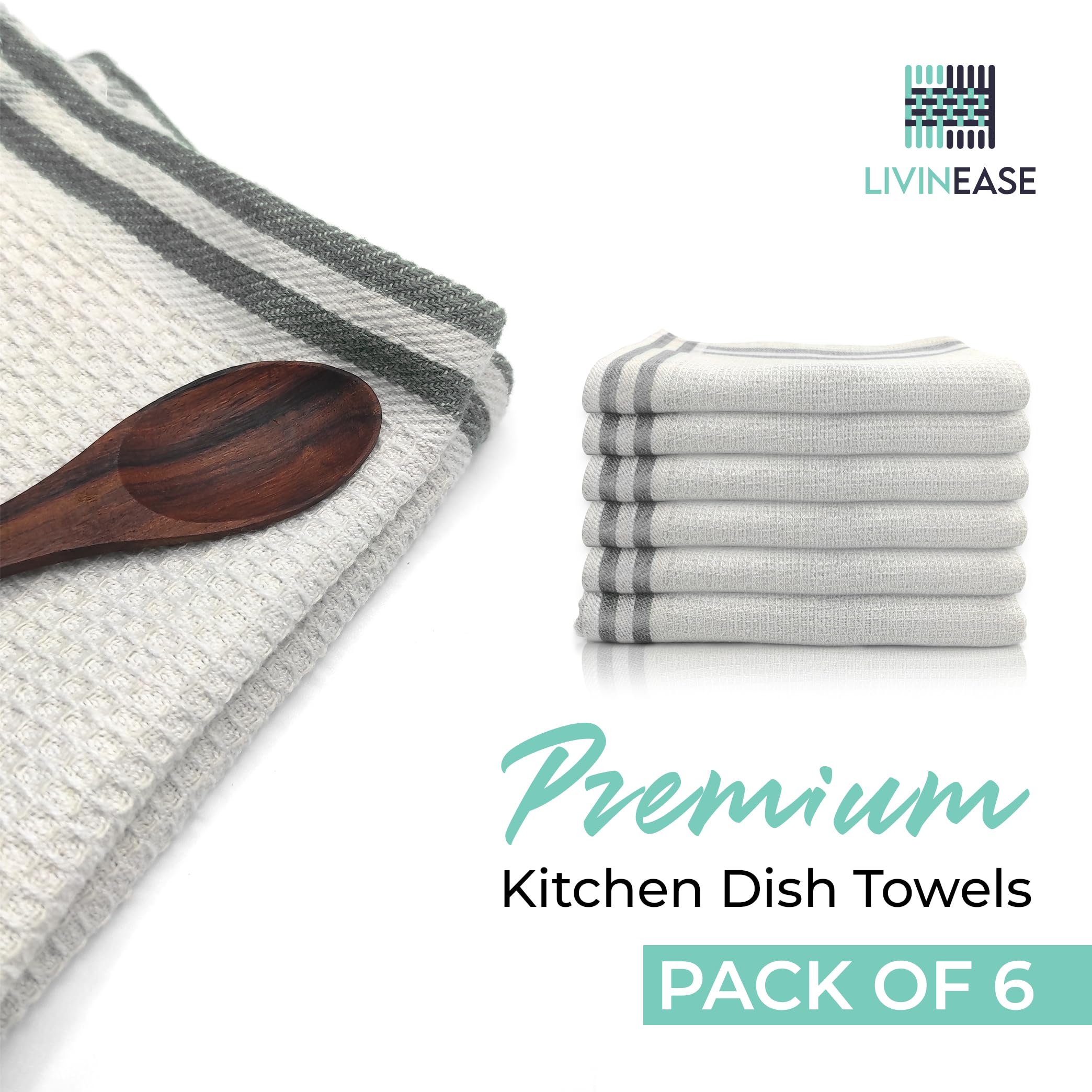 Torchon Vaisselle Lot De 5 Torchons De Cuisine 100% Coton - Super - 5
