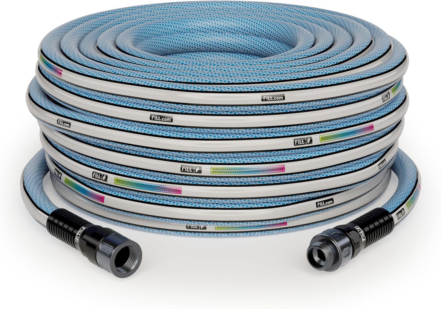 FITT Aquamaster 5/8" 100ft, high performance flexible Garden Hose for intensive Use. Kink-proof