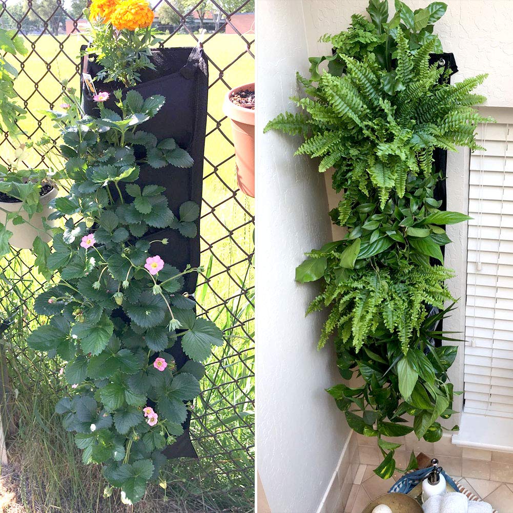 Test Du Sac De Plantation Vertical 7 Poches : Jardinière Suspendue