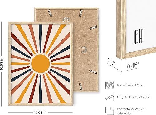 Miniatura 3 de HAUS AND HUES Arte de pared moderno de mediados de siglo, póster e impresiones de sol bohemio, arte de pared moderno de mediados de siglo, impresión