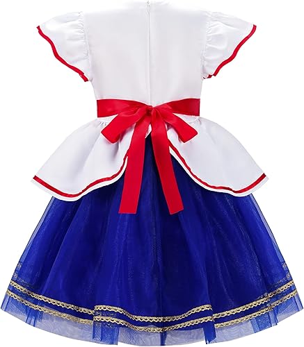 Miniatura 2 de Cosplay Kids Sailor Costume for Girls Japanese School Girl Dress