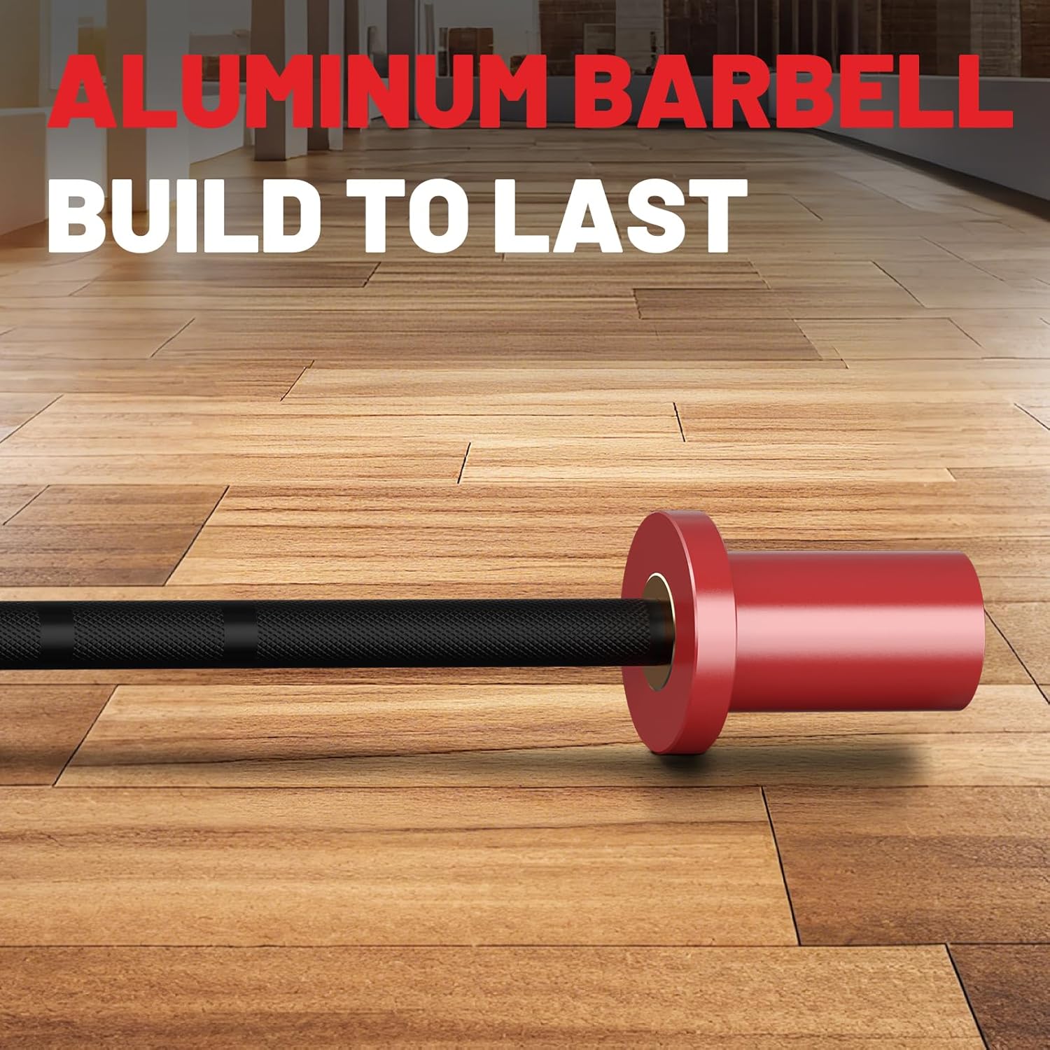 PAPABABE 5LB Mini Barbell Bar 4ft Technique Training Barbell For Beginner Women kid 2-inch Plate Barbell for Home Gym Fitness
