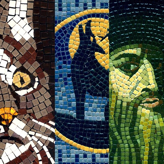 Foto 6 de 6 de Haz una verdadera pieza de arte de mosaico con nuestro kit de bricolaje, acuario cuadrado de 20 cm