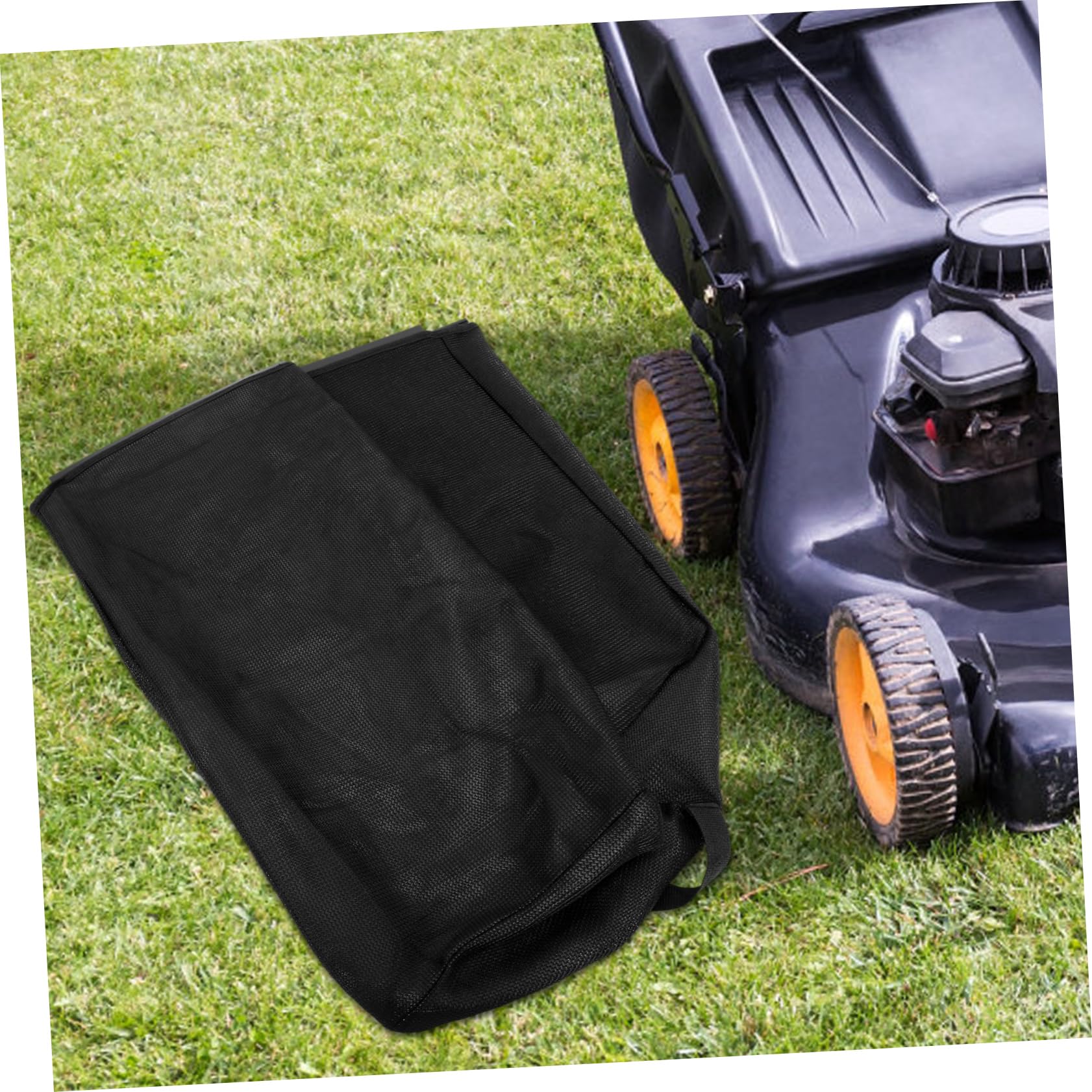 Bolsa para Cortacésped de Nailon, Tamaño Ajustable, para Jardín y Patio, Compatible Tractor, Recogida de Hojas y Hierba | Repuesto para Tractor Cortacésped, Uso en Jardín y Patio, Diseño Duradero