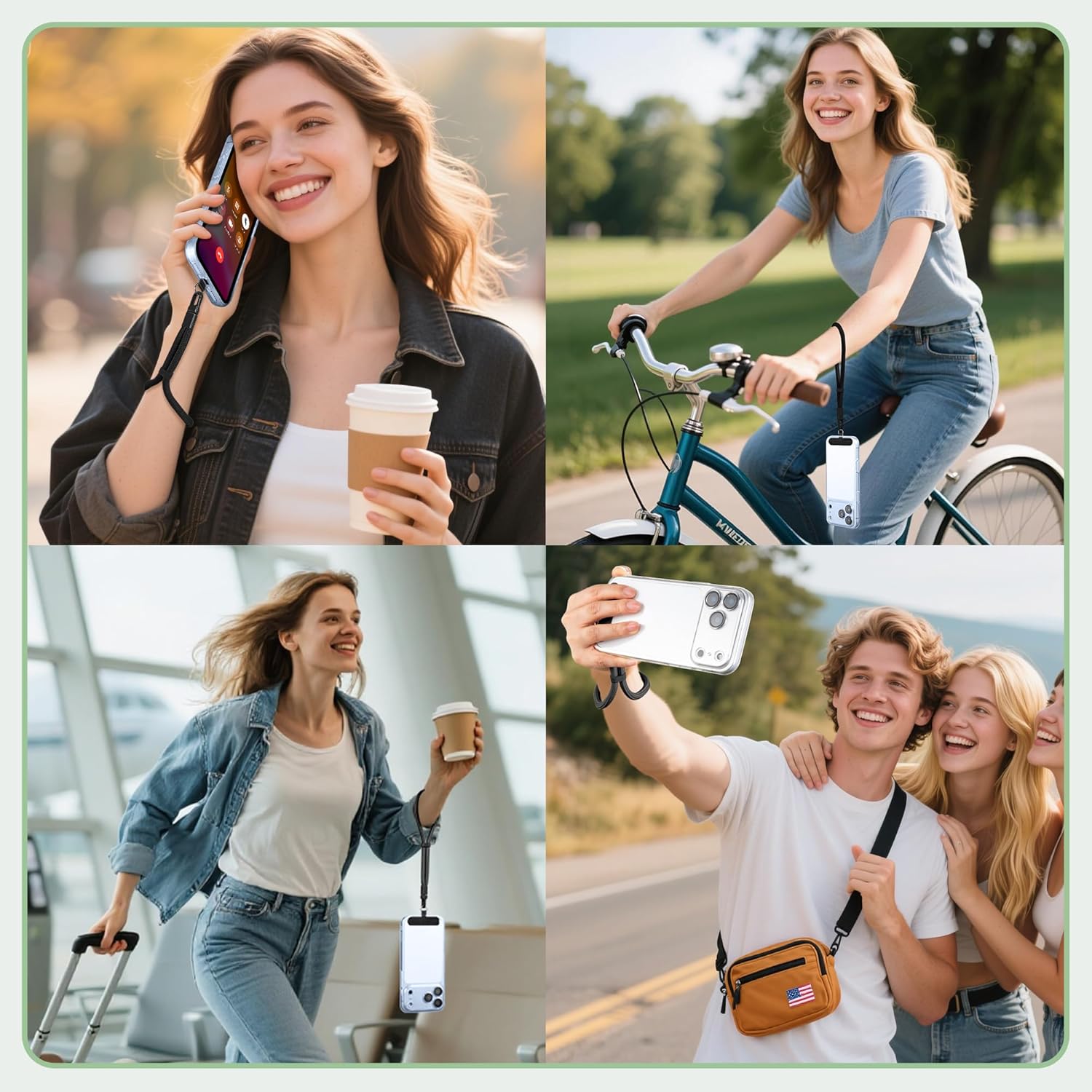 SHANSHUI Hand Wrist Strap Lanyard, 3 Pack Adjustable Cell Phone Lanyard Strap, Hand Wrist Strap Lanyard with 3x Tether Tabs for Smartphones-Black - Image 7