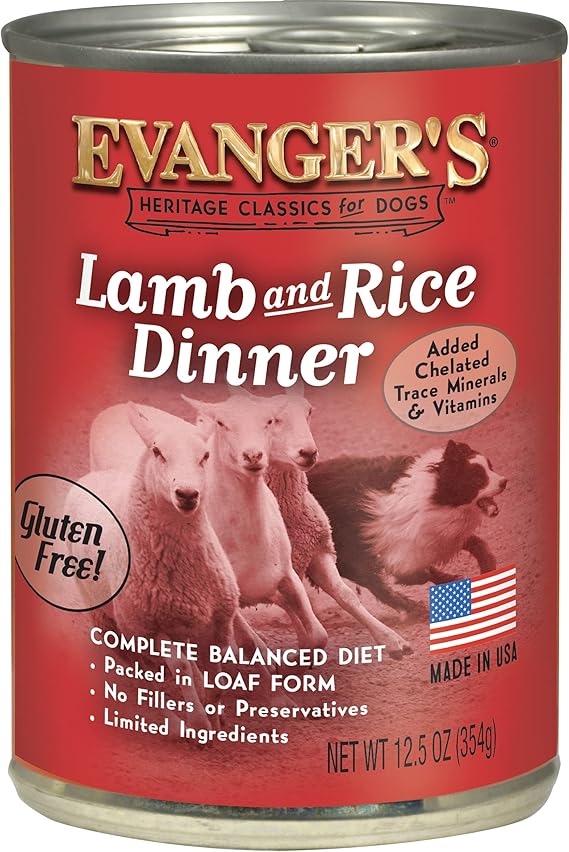 Evanger's Heritage Classics Lamb and Rice Dinner for Dogs