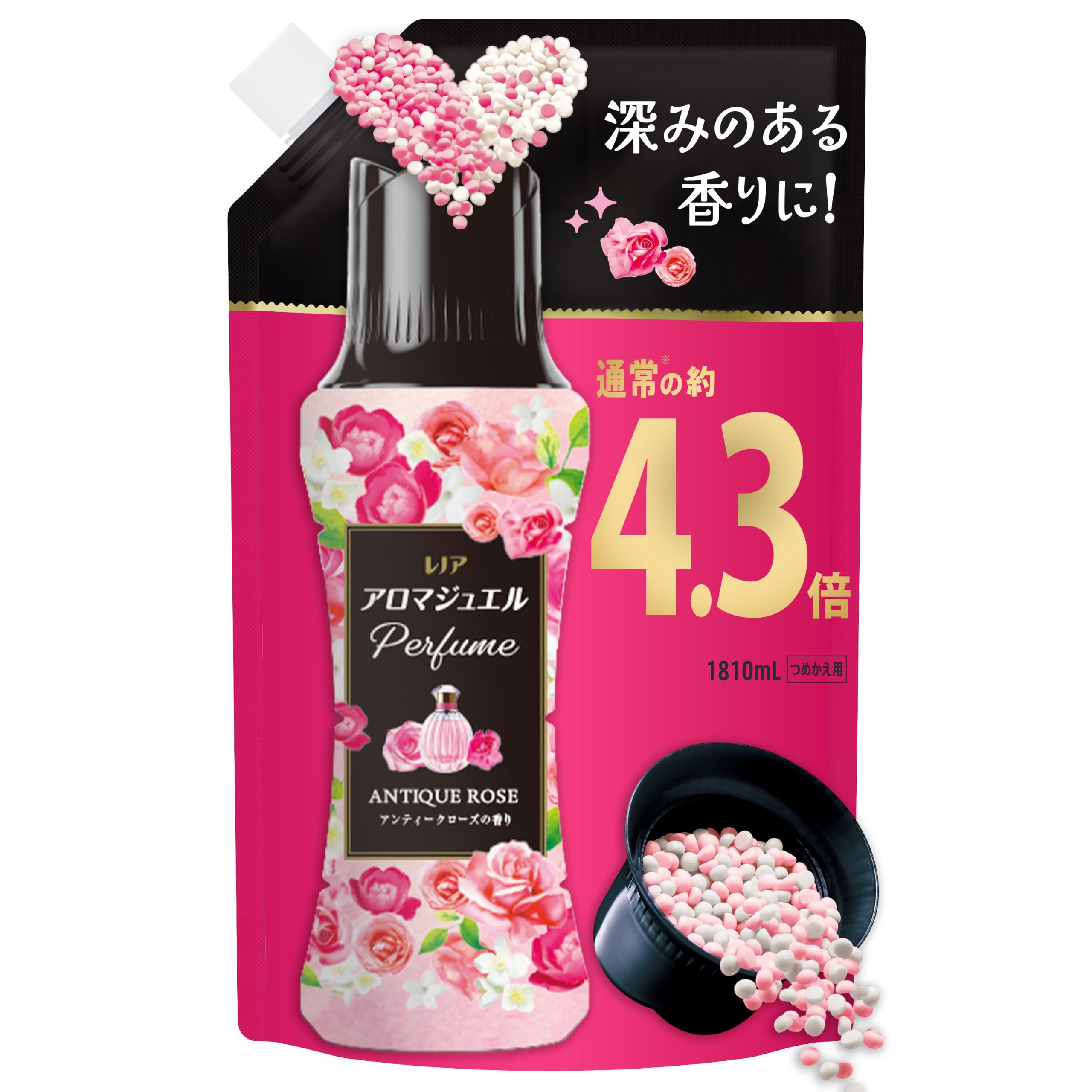 Amazon.co.jp: レノア アロマジュエル Perfume お洗濯の香り付けビーズ