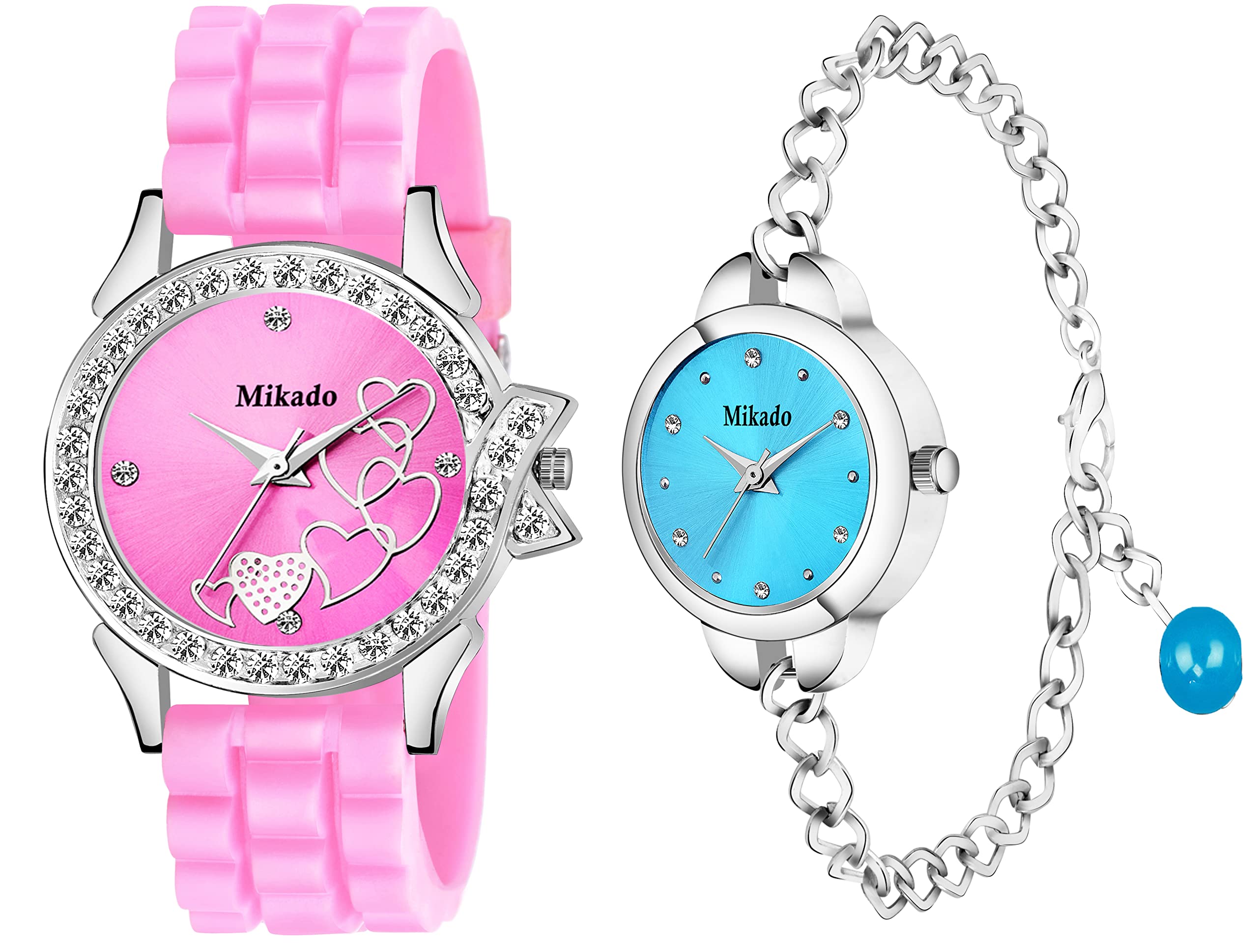 Mikado Two Gorgeous Watch Combo for Women (B0B5QYHW4J) Amazon Price History, Amazon Price Tracker