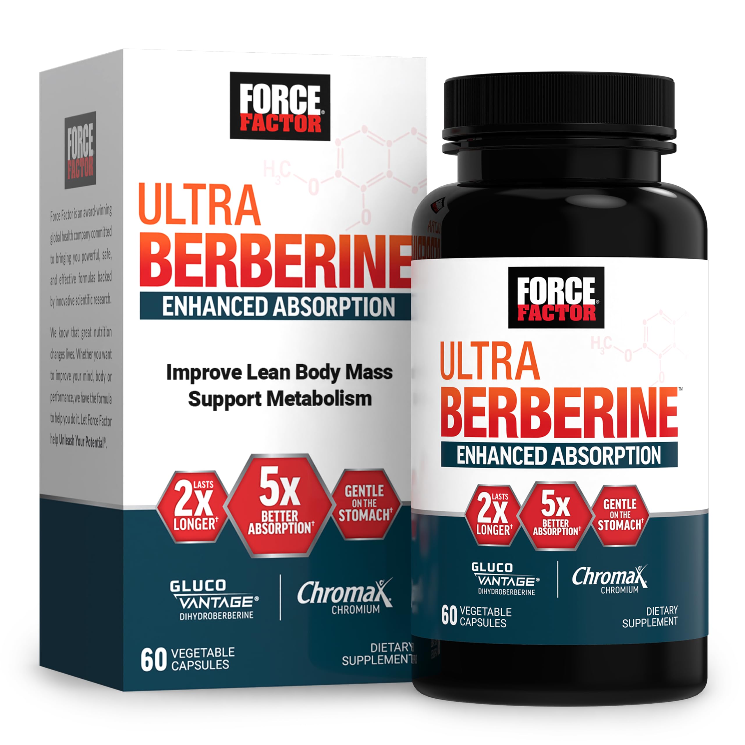Force Factor Ultra Berberine Enhanced Absorption