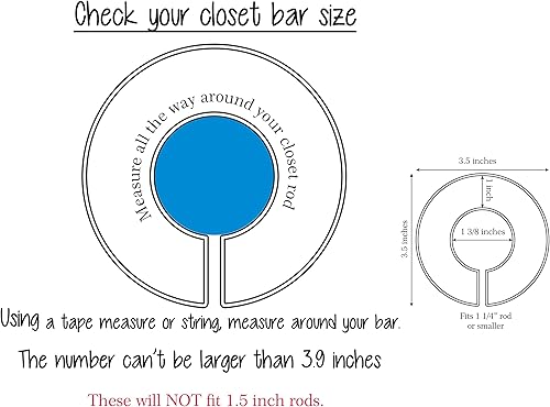 Miniatura 8 de Mumsy Goose Divisores de ropa para bebé niña, divisores de armario, organizadores botánicos (tamaños de 2 a 7 (6 anillos), dorado)
