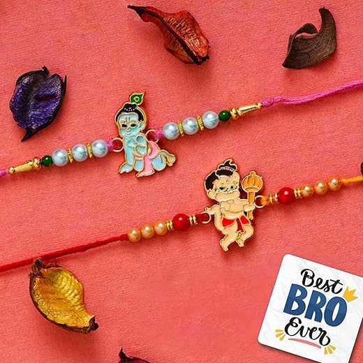 eCraftIndia Set of 2 Kids Rakhis