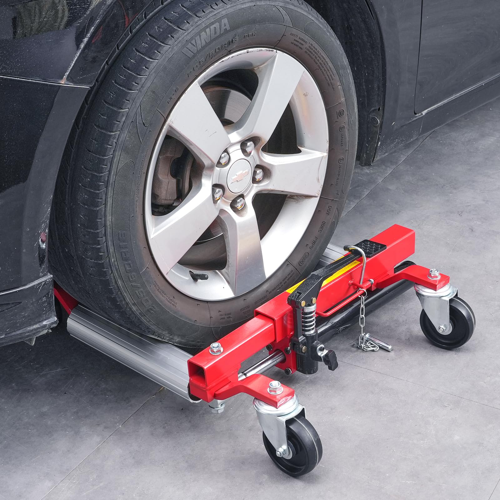 VEVOR Carro de Manipulación de Automóviles Carga de 680 kg 2 Piezas, Carro Hidráulico para Desplazamiento de Automóviles con Ruedas para Posicionamiento de Vehículos, Camiones, Remolques