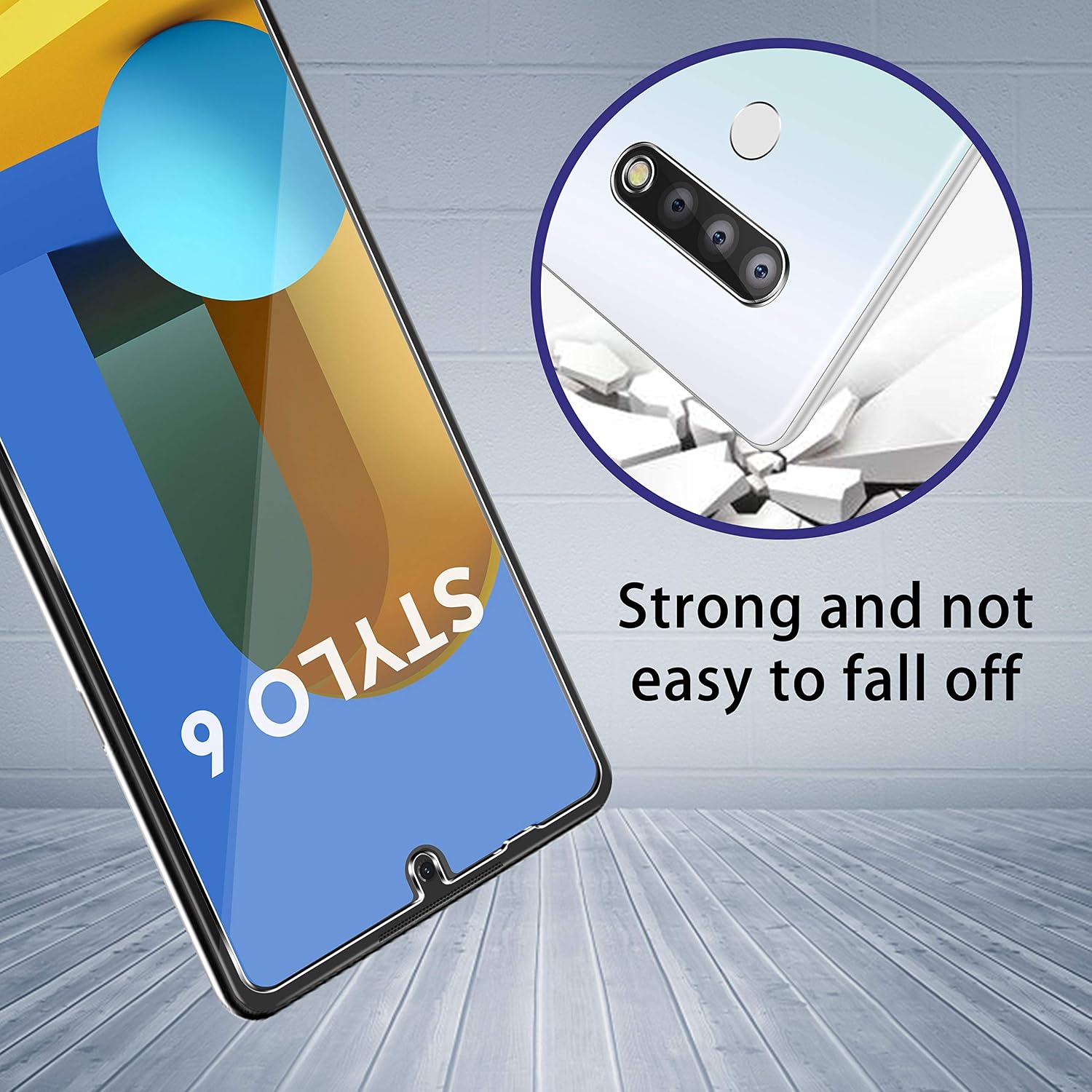 [ 4 Pack ] UniqueMe Screen Protector and Camera Lens Protector Tempered Glass for LG Stylo 6,[Case Friendly] [Alignment Frame Easy Installation] HD Clear Anti-Scratch Film