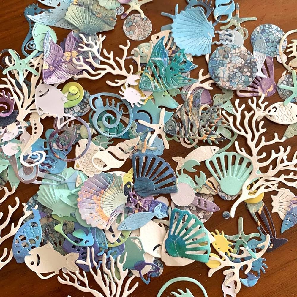 Amazon.co.jp: 海 海の生き物 シェル ペーパークラフト アルバム