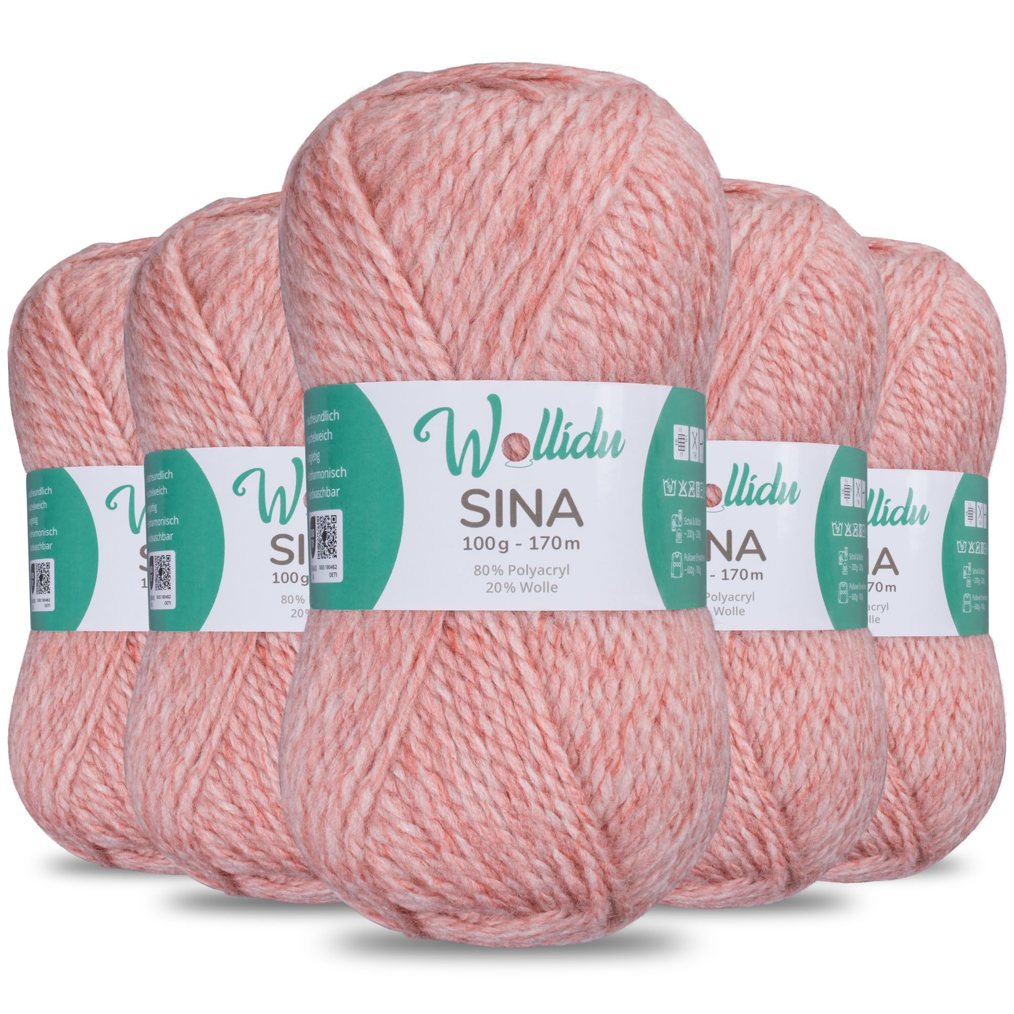 SINA Pack of 5 Light Pink