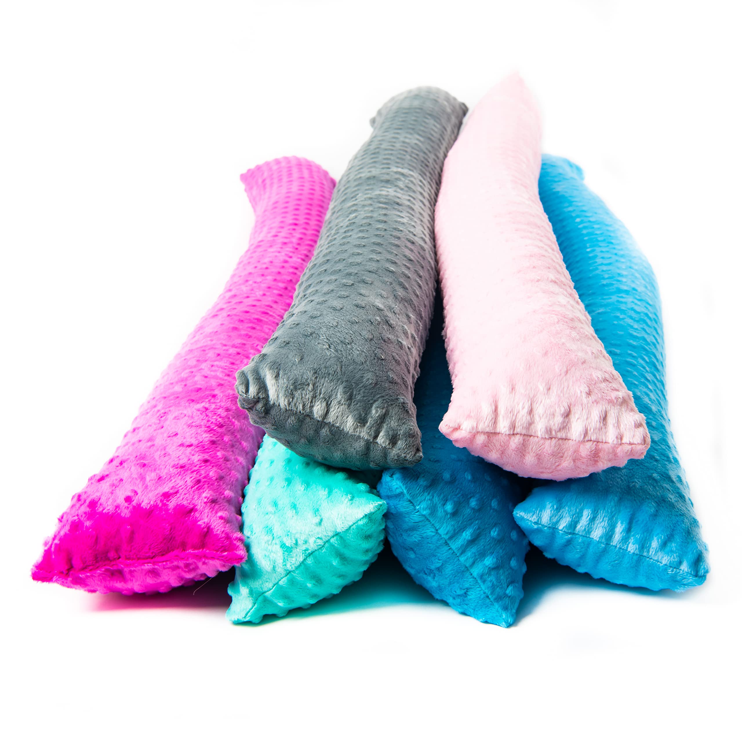 Coussin de positionnement latéral - En minky - Certifié Oeko-Tex - Rose - 300 cm