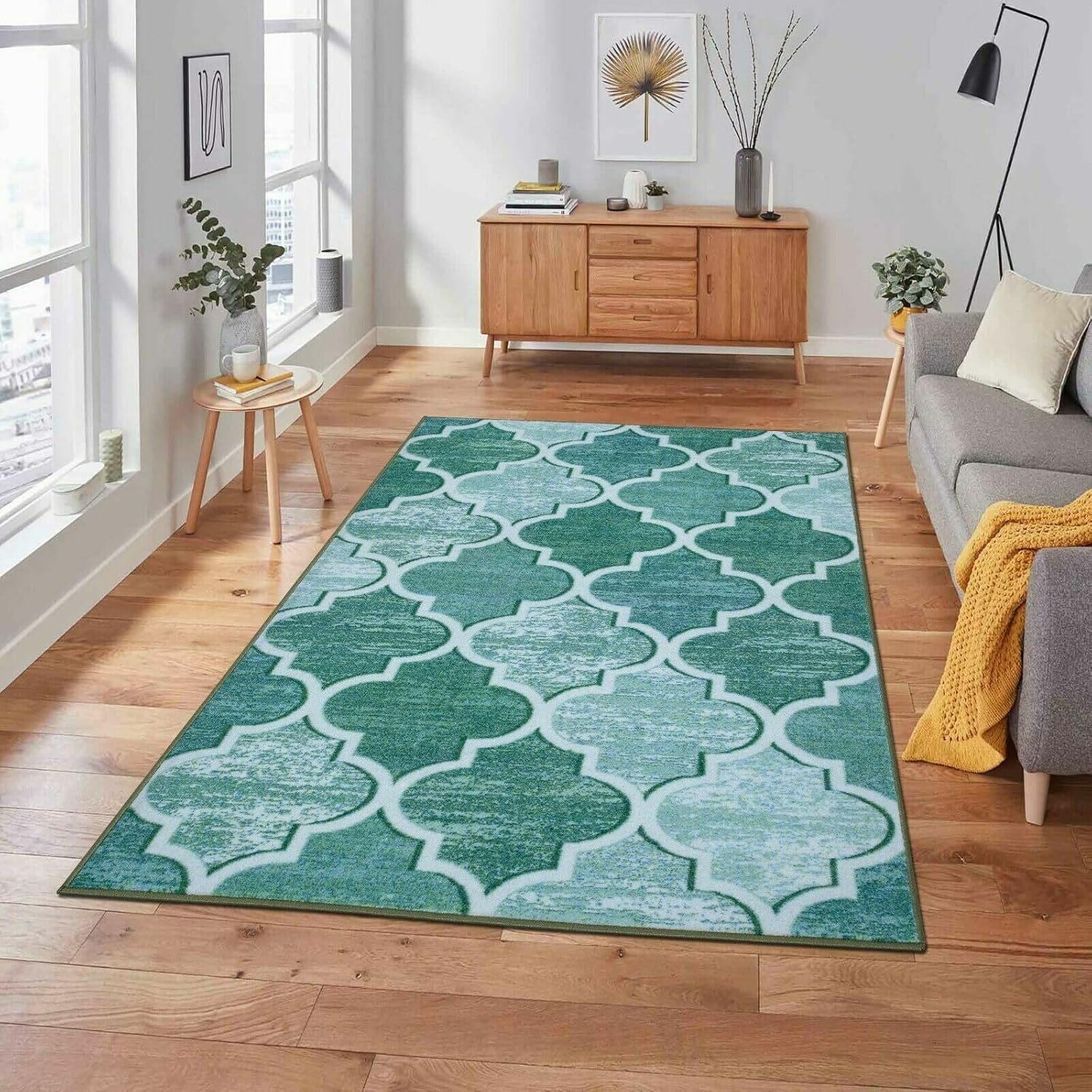Q style OURANOS Modern Rugs Living Room Luxury Soft Area Rugs For