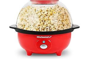 Automatic Stirring Popcorn Maker Machine for Home - 12-cup Popcorn Maker