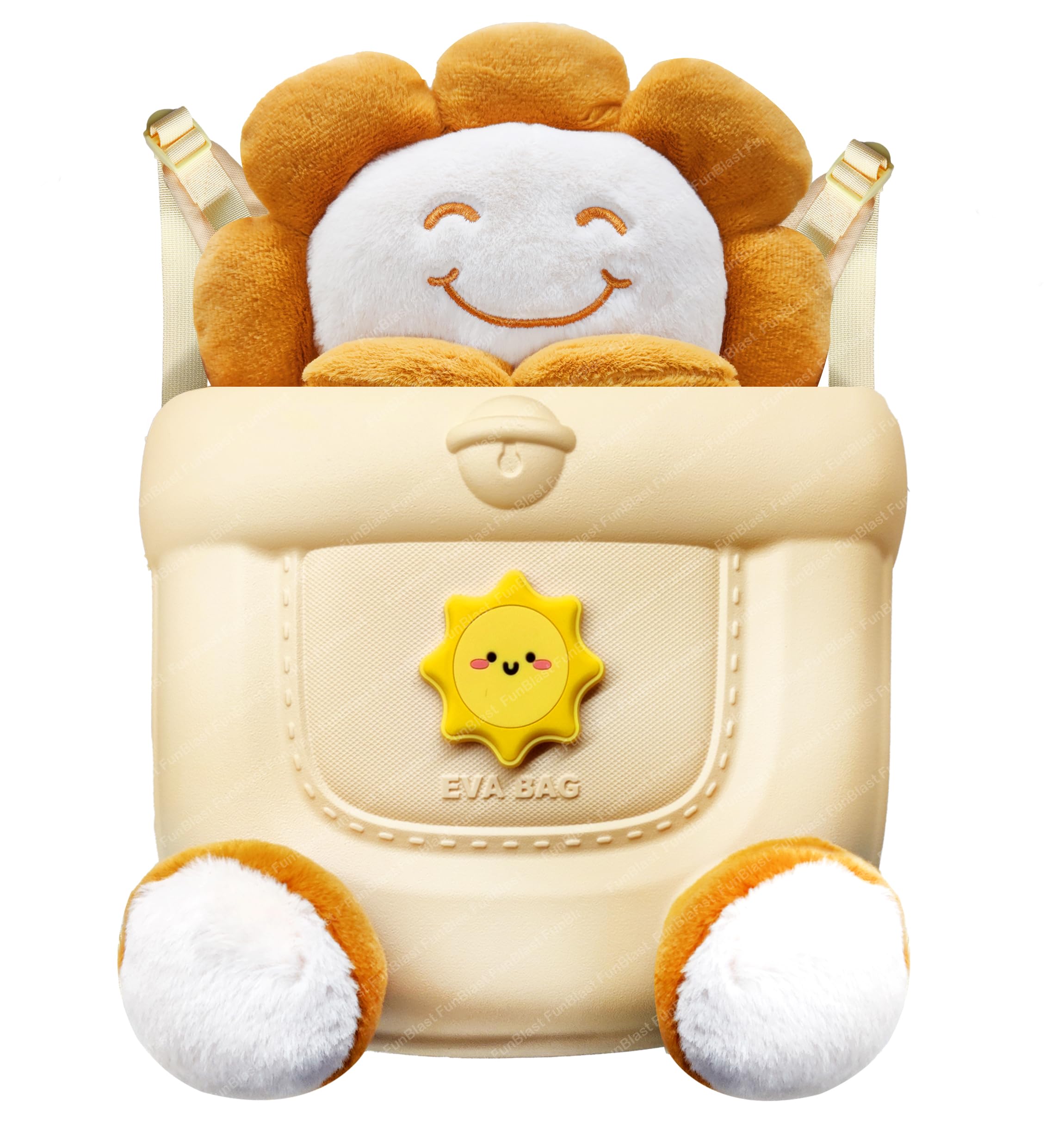 Bagpack for Children – Eva Cute Lion Theme Bag for Pre-Schoolers Kids, Small Picnic Bag for Baby, Boys, Girls, Lightweight Miniature Bags for Kids, Boys, Girls (22 X 17 X 28 Cm) (Lion)-image-5