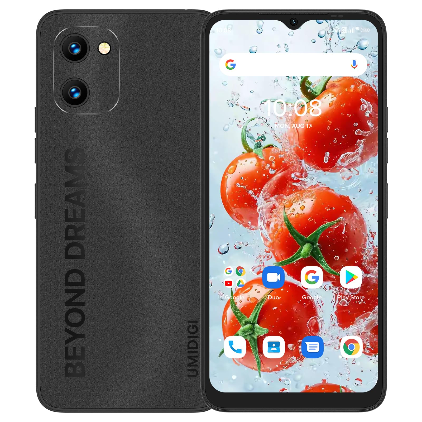 Unlocked Cell Phone G1 MAX Dual Sim 4G LTE Mobile Phone, 6GB+128GB+256G Expandable, 6.52" HD+ Night Mode，5150mAh, GSM Unlocked Phones