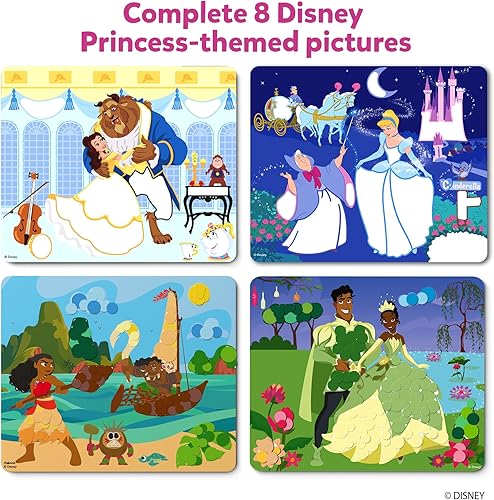 Miniatura 5 de Skillmatics Dot It - Arte adhesivo de princesa Disney, diversión sin desorden para niños, rellenos de calcetines, más de 500 calcomanías, kits de