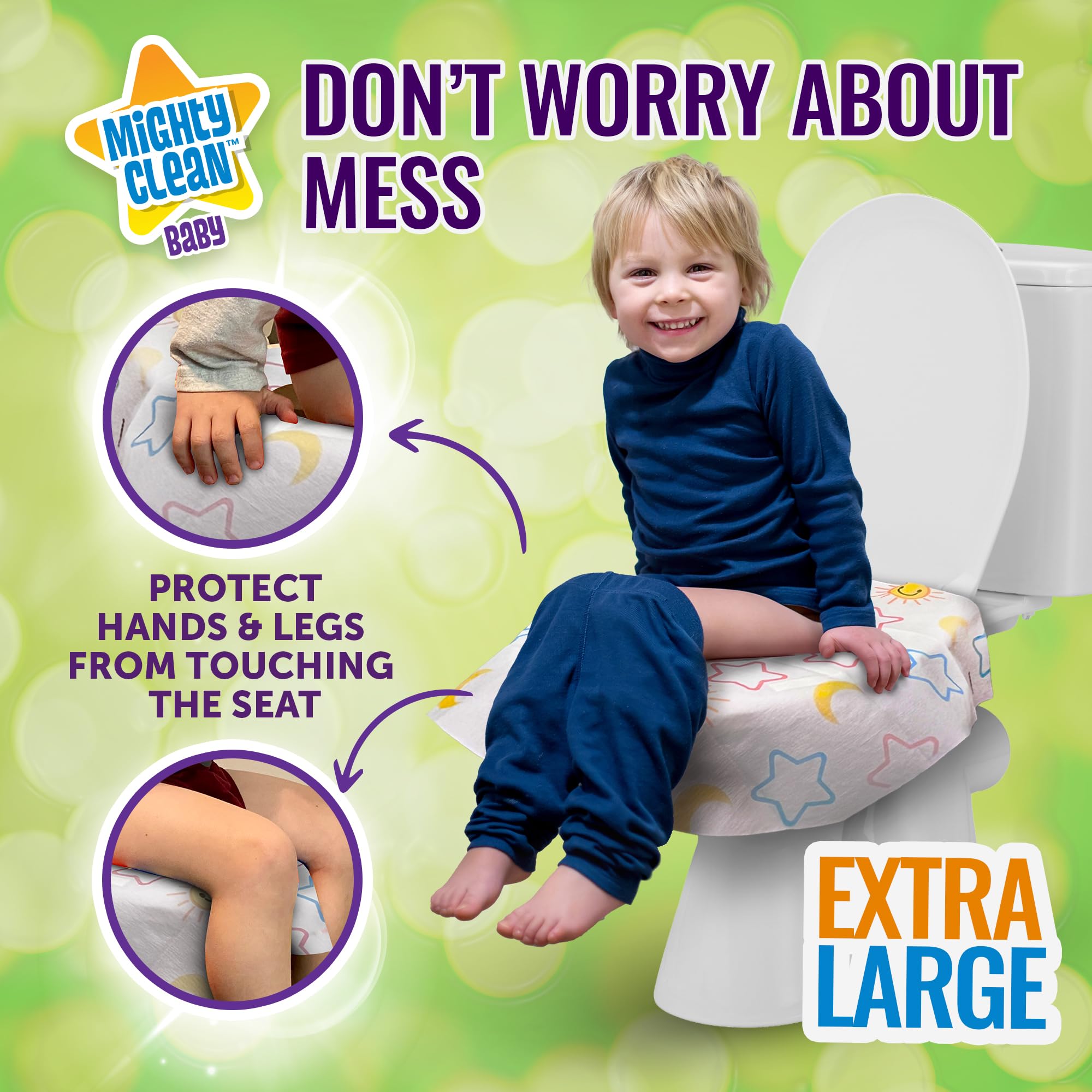 20 PCS Disposable Toilet Seat Covers, Extra Large Portable - View #4