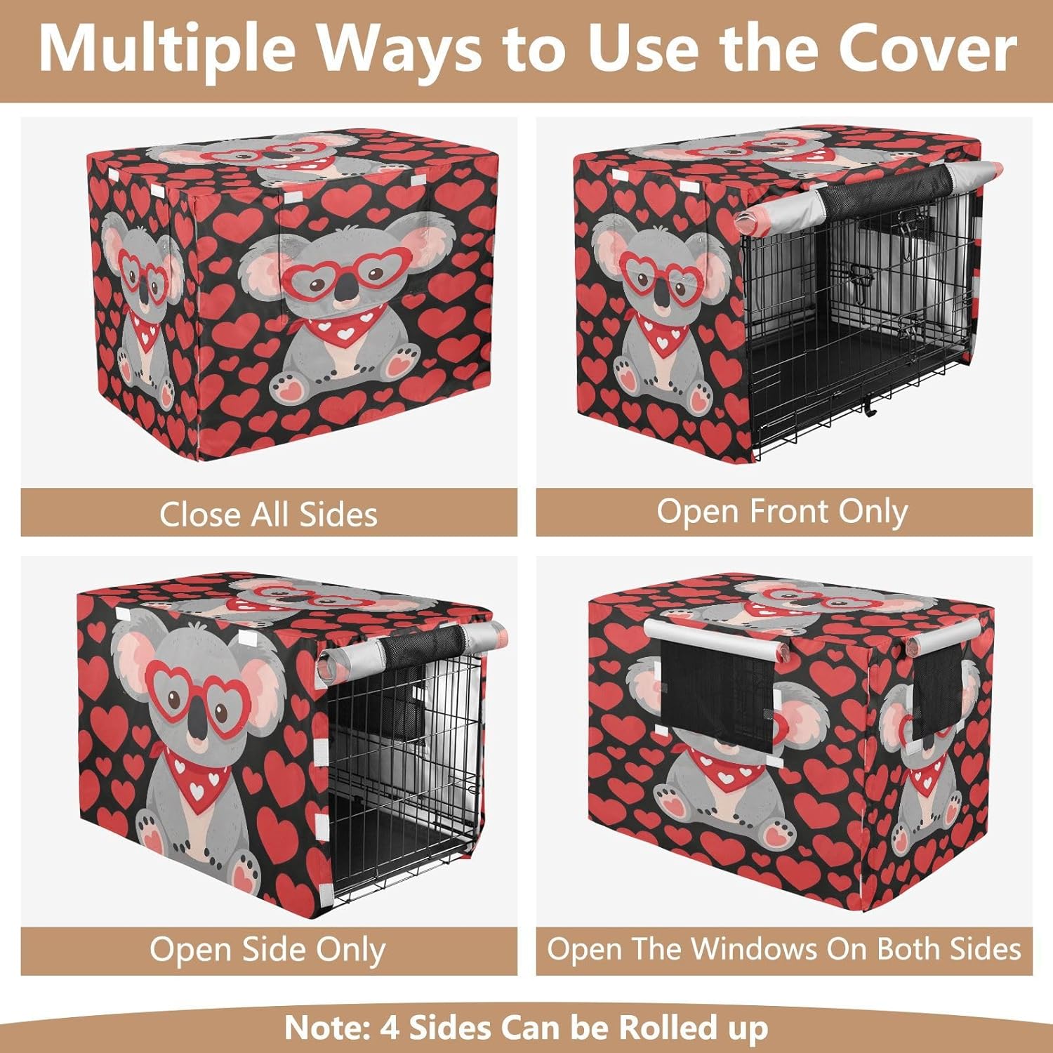 Crate Covers for Dog Cages Pet Kennel Cover Dog Crate Protector