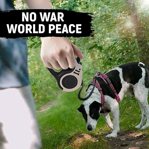 Miniatura 6 de Correa retráctil para perros pequeños y medianos, automática, telescópica, para mascotas, 1016 pies, duradera y práctica, con recipiente plegable,