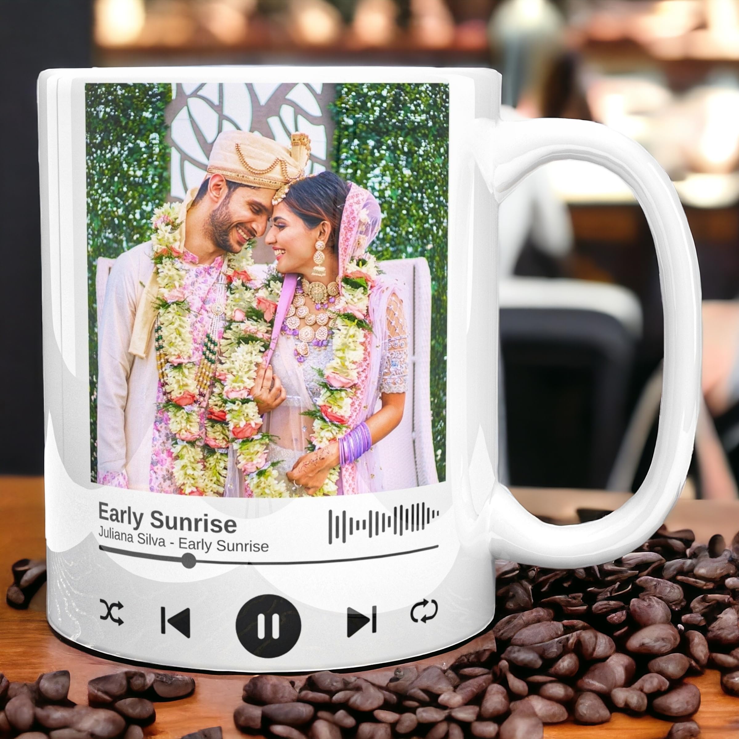 Trifirt Personalized Ceramic Mug - Custom Photo and Song Print Coffee Mug | Unique Gift for Birthdays & Anniversaries | Best Printed Mug for Music Lovers | Ideal Keepsake for Special Memories (B0DGCLW37N) Amazon Price History, Amazon Price Tracker