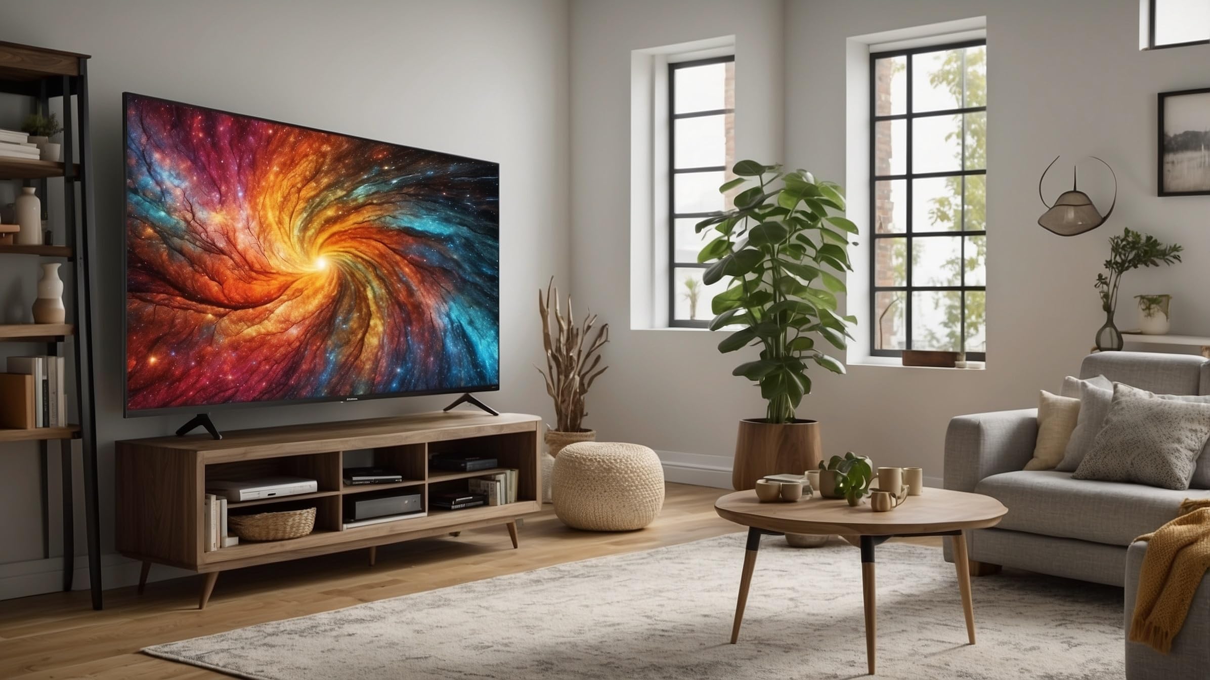 50-Inch Smart TV, Ultra connectivity, w/Stand