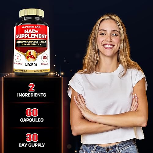 Miniatura 5 de Suplemento 2 en 1 con ribósido de nicotinamida y resveratrol - 60 cápsulas durante 30 días