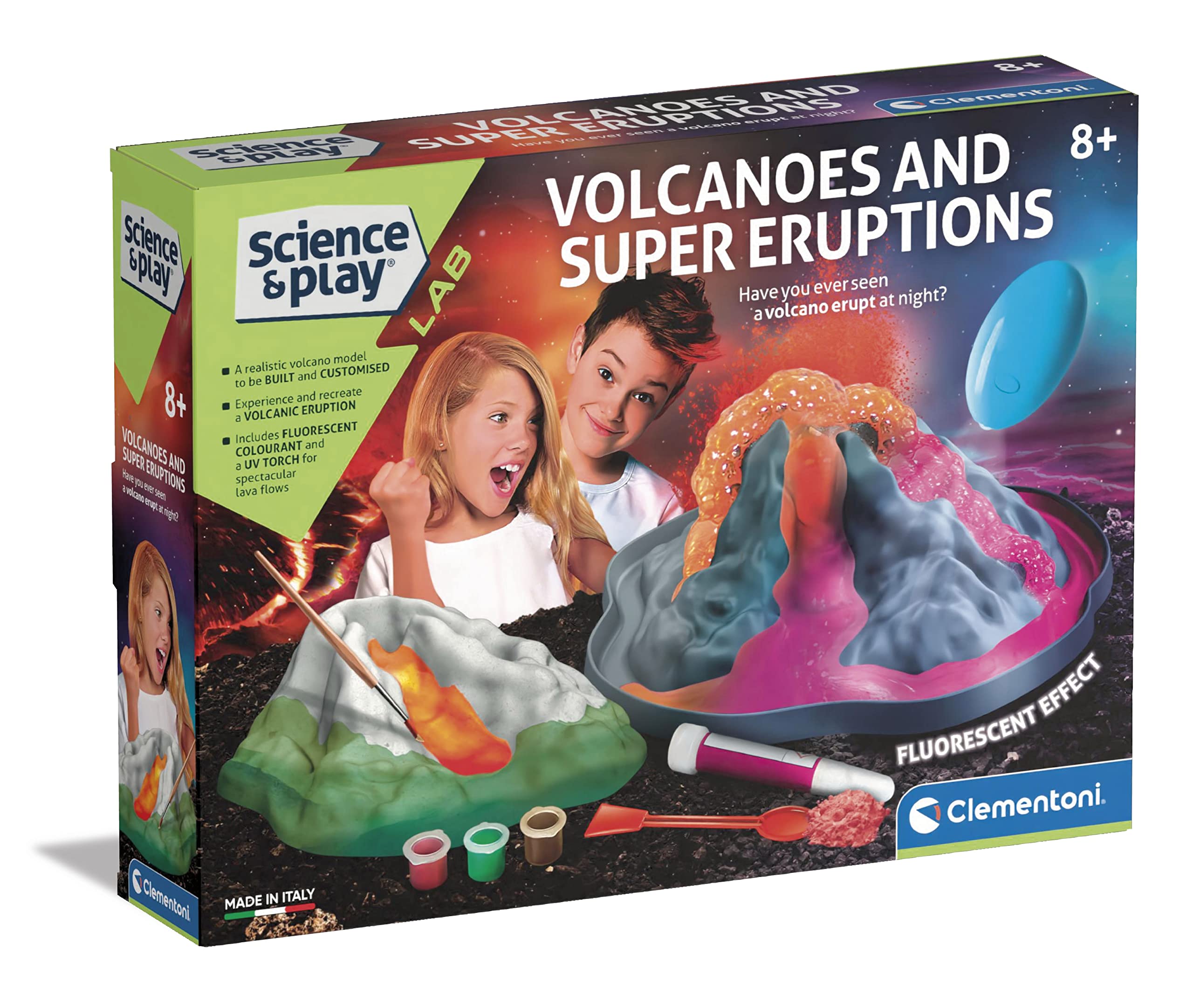 Clementoni 61347, Volcanoes and Super Eruptions Toy for Children, Ages 8 Plus
