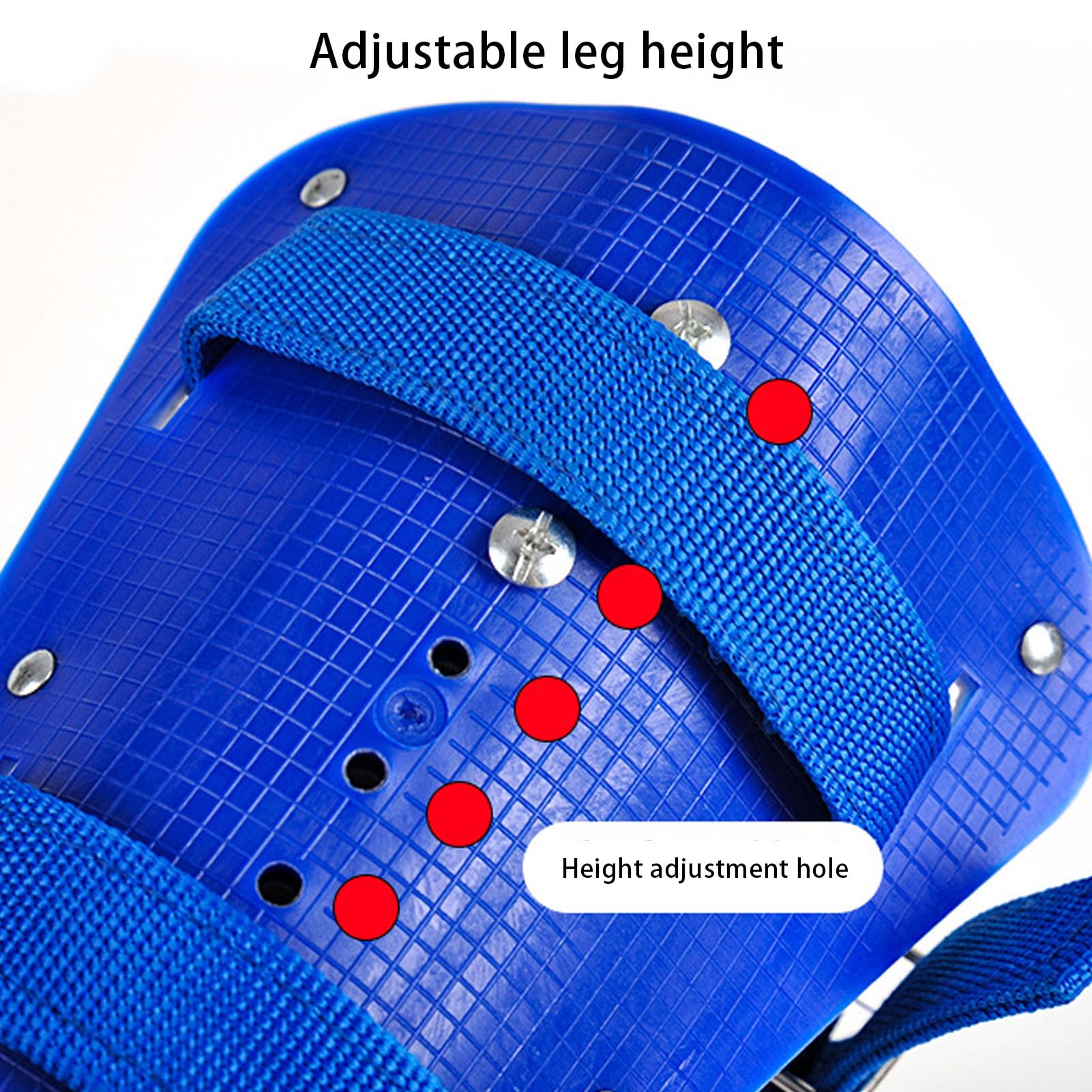 GLOGLOW Pitons & Aid Gear Espuelas para Arboristas Clavijas de Doble Punta Ajustables de 15 a 17,3 Pulgadas para Recolección de Frutas Trabajo Forestal Agricultores Clavos para Trepar árboles Placa