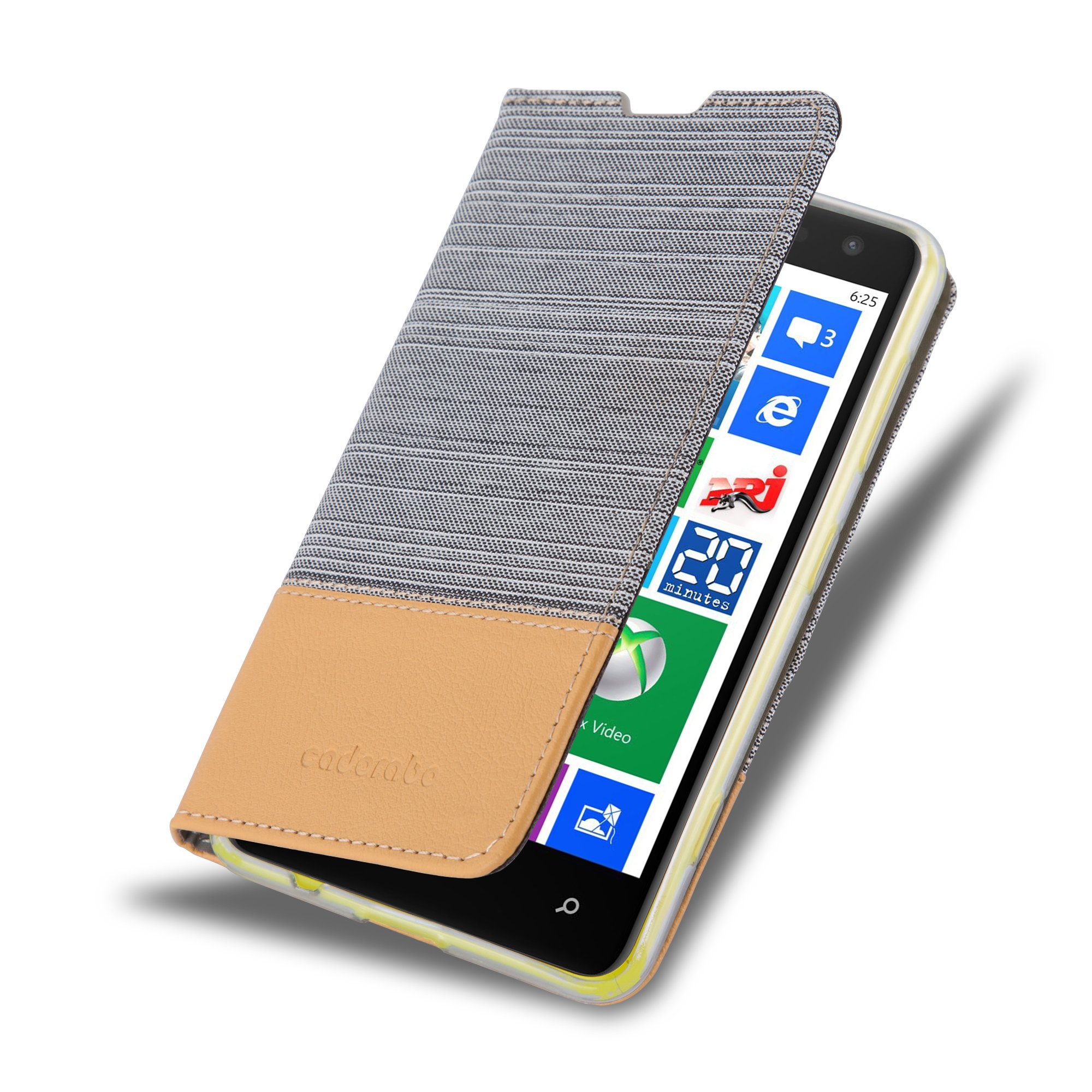 Custodia Libro Cadorabo Per Nokia Lumia 625 – Portafoglio Con Tasche E Chiusura Magnetica, Rosa Oro - 2