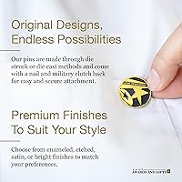 Vista 4 de SHOP AWARDS AND GIFTS Enamel Lapel Pins for Students Appreciation Reward Teacher Supplies Employees, Pack of 12, 3/4 Inch