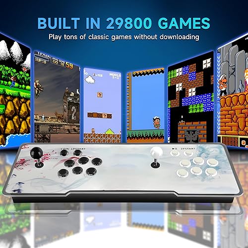 Miniatura 2 de Pandora Box Arcade, 29800 juegos en 1 consola de juegos arcade, 1280 x 720 máquina de juegos retro Full HD para PC, proyector y TV, 2-4 jugadores,