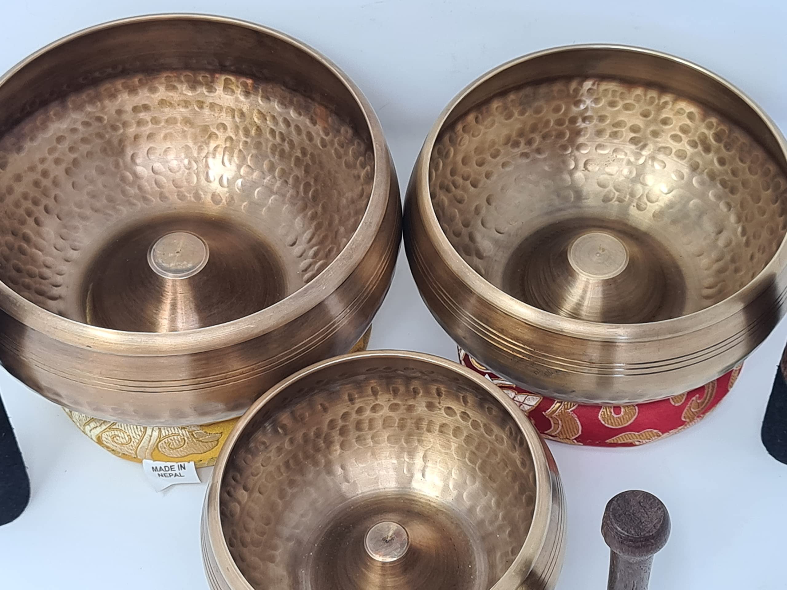 Il Nepal Raccoglie La Vecchia Ciotola Sonora Di Buddha In Puro Rame Puro Fatto A Mano.wn - Italia - Foto 10