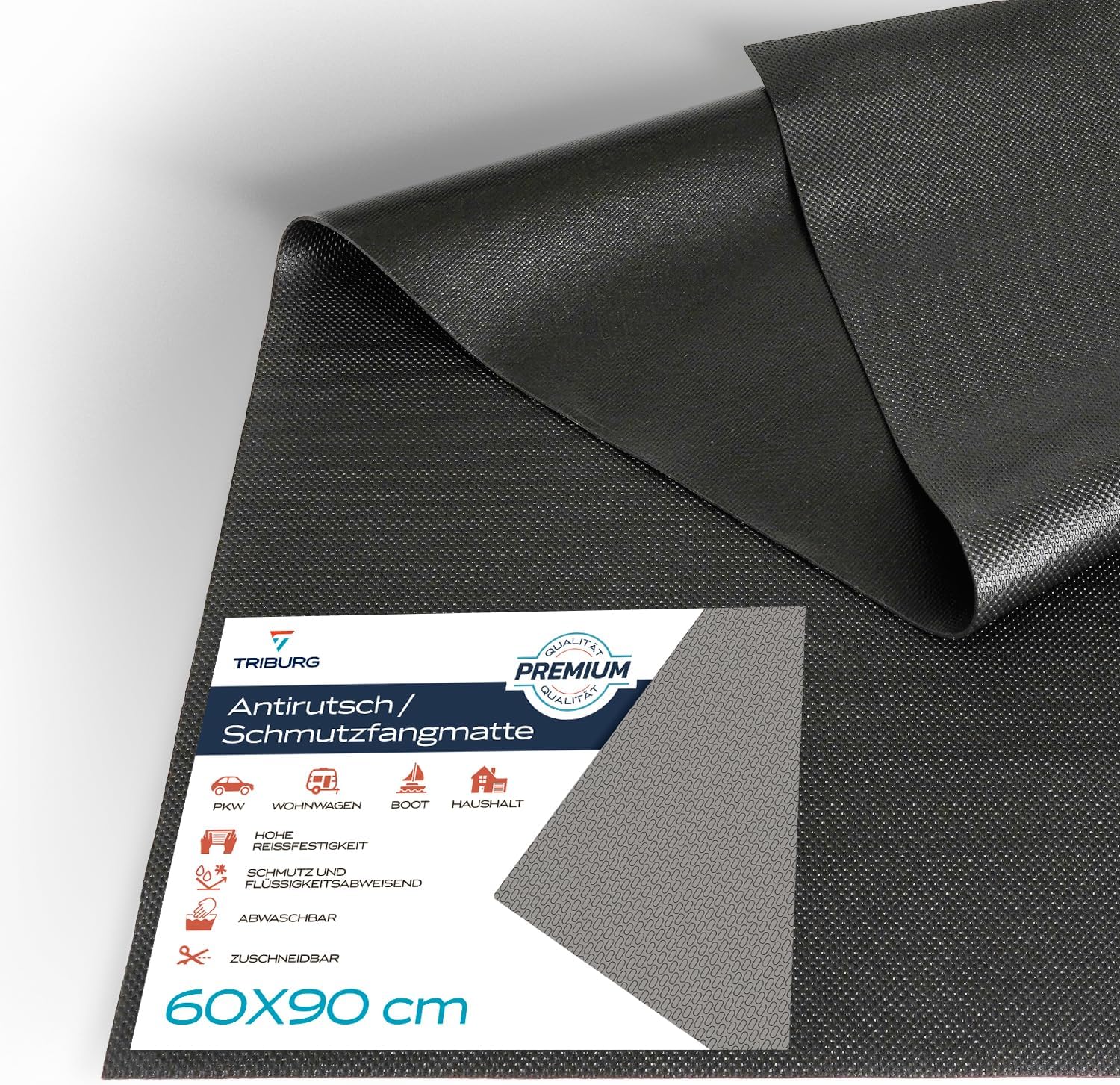 XL COVER Kofferraummatte 130x100cm - Wasserdicht PVC Zuschneidbar