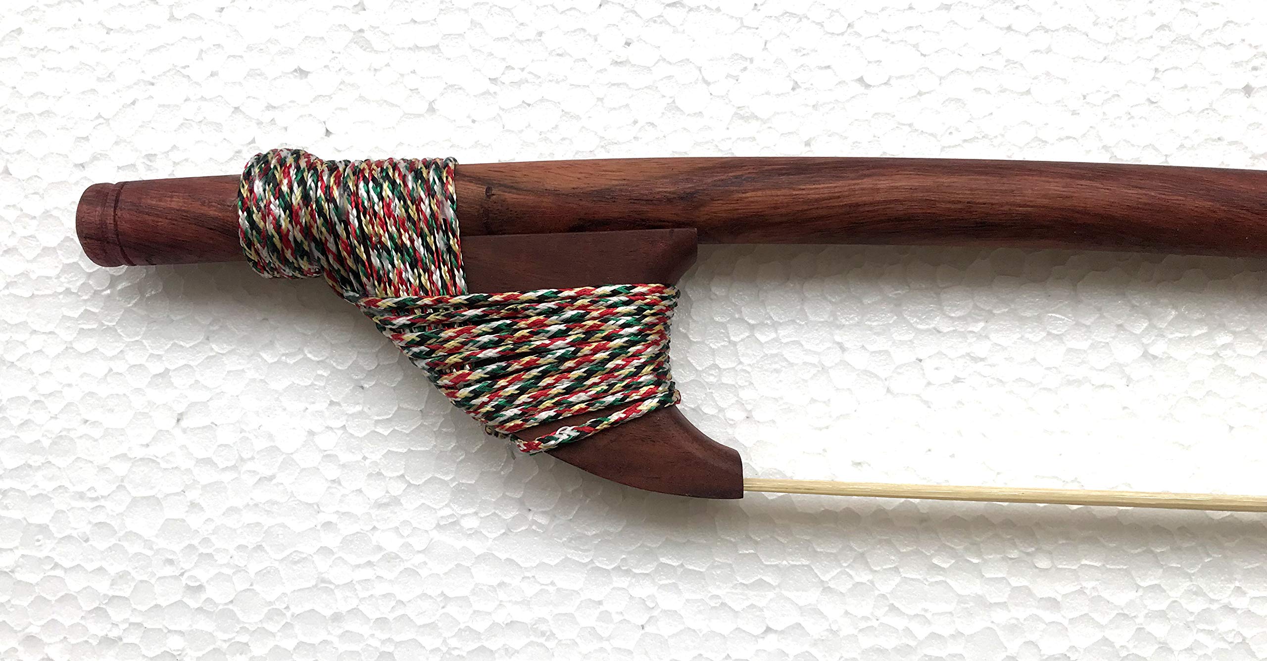 Horse Hair Bow for Sarangi Israj Dilruba Taus 26 Inch Mongolian natural White - Image 2