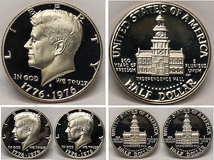 1976 S Gem Clad Proof Kennedy Half Dollar At Amazon S Collectible Coins Store
