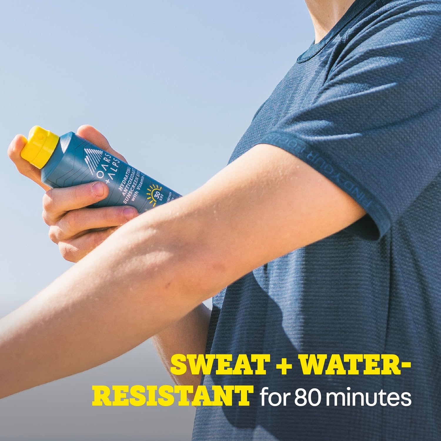 Oars + Alps Face & Body Broad Spectrum Sunscreen Spray |Fast-Absorbing, Lightweight, Non-Greasy, Hawaii Reef Act 104 Compliant, Water-Resistant, Octinoxate + Oxybenzone Free, SPF 30, 6 Oz, 2pk - Image 5