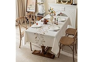 Rustic Waterproof Mountain Weave Tablecloth by Joyfol Day
