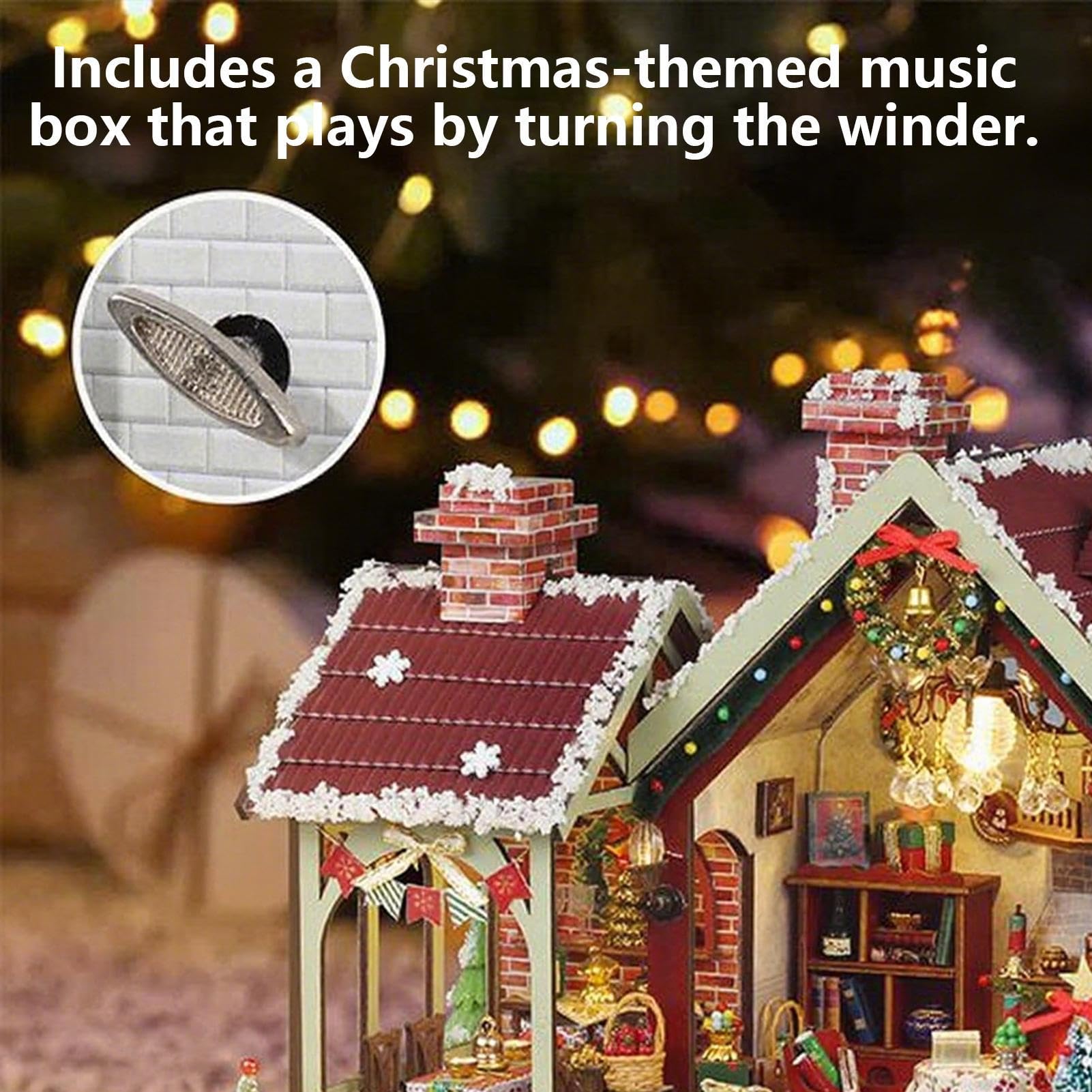 Kit Per Casa In Miniatura, Artigianale 3D Fai Da Te In Legno | Kit Per Adulti E Adolescenti Per Realizzare Mini Case,Per Famiglia Ragazzi Ragazze Adolescenti Bambini