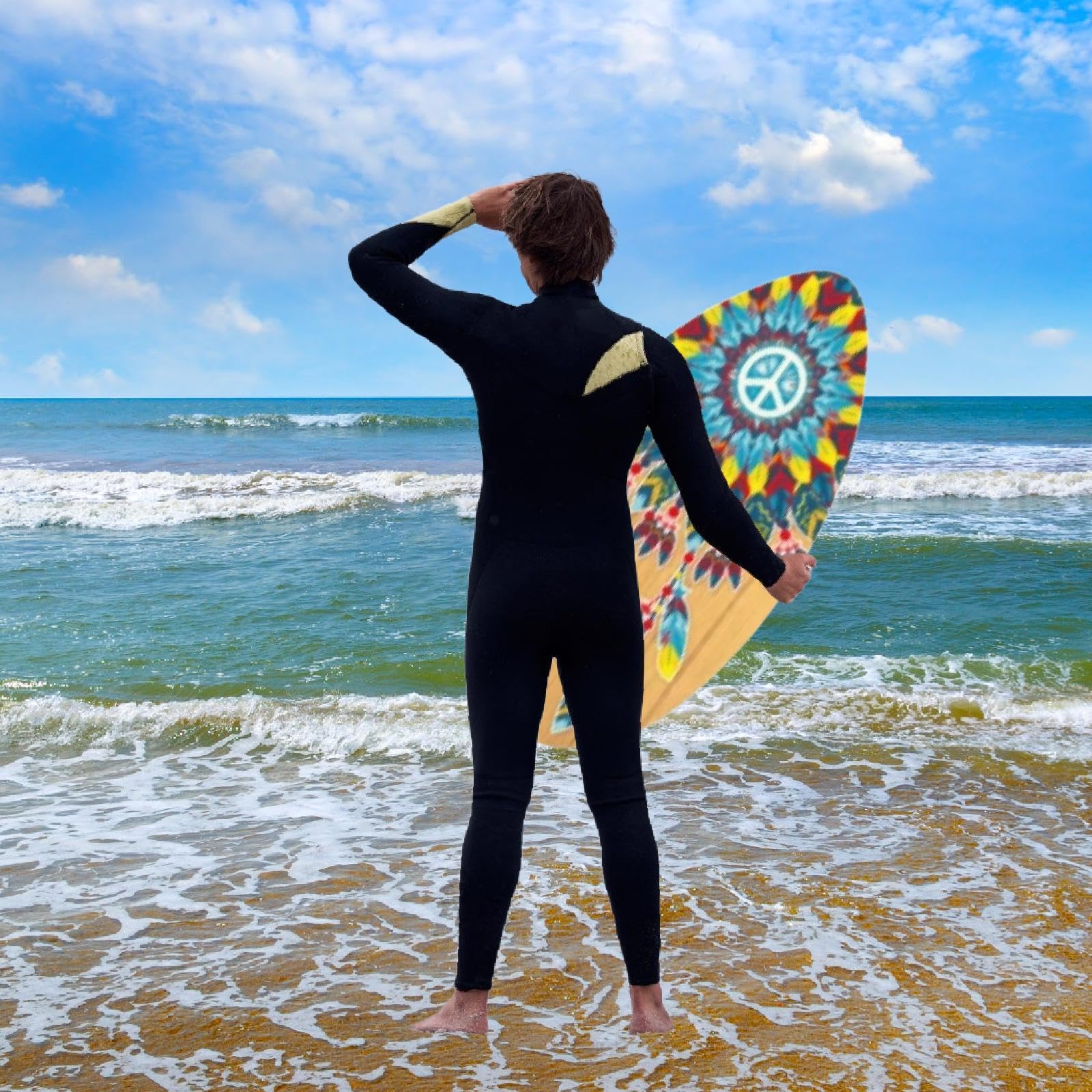 Skimboard für Anfänger Erwachsene Wassersport Strandspielzeug Holz Skim Board