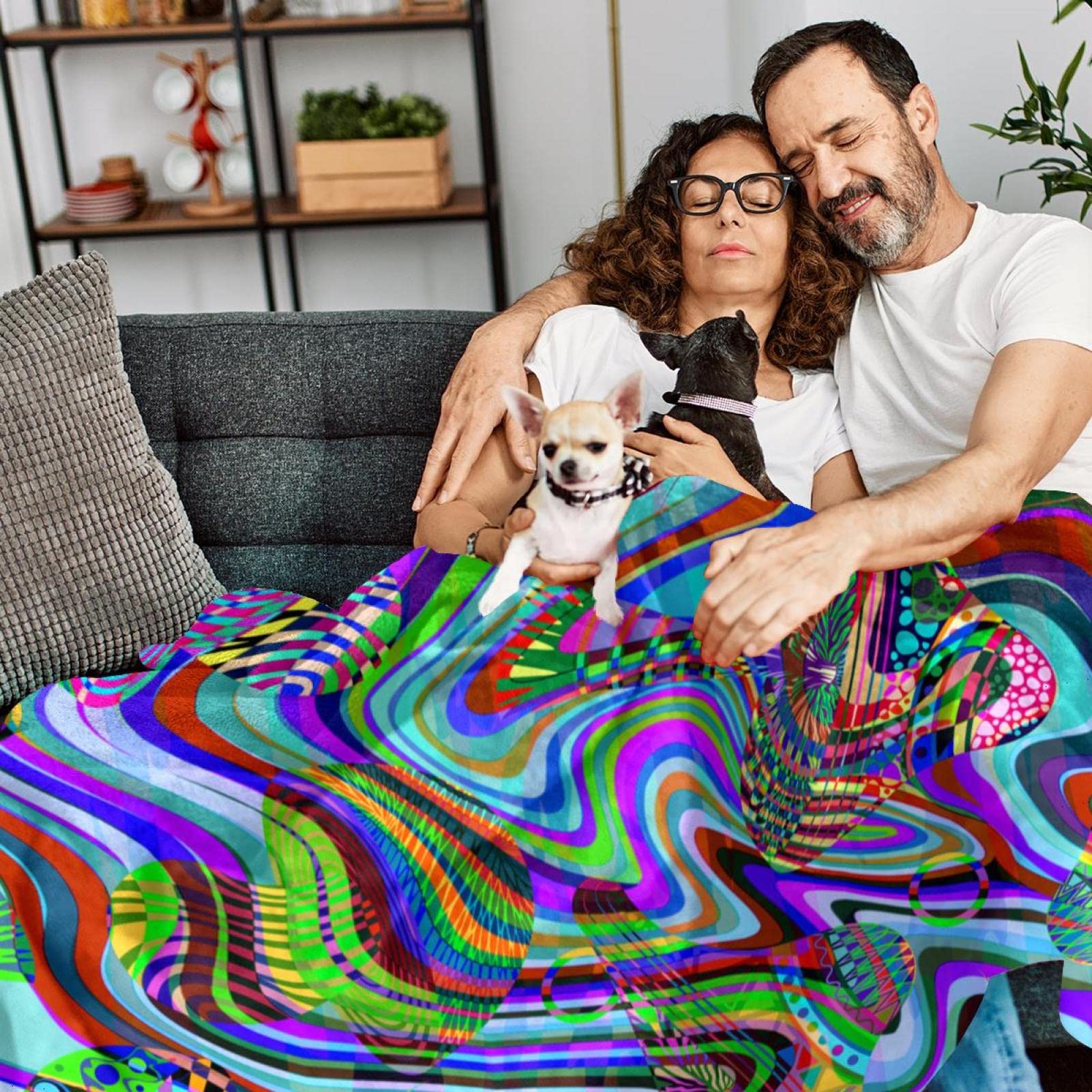 Amazon｜スローブランケット、柔らかくて快適なフランネルブランケット