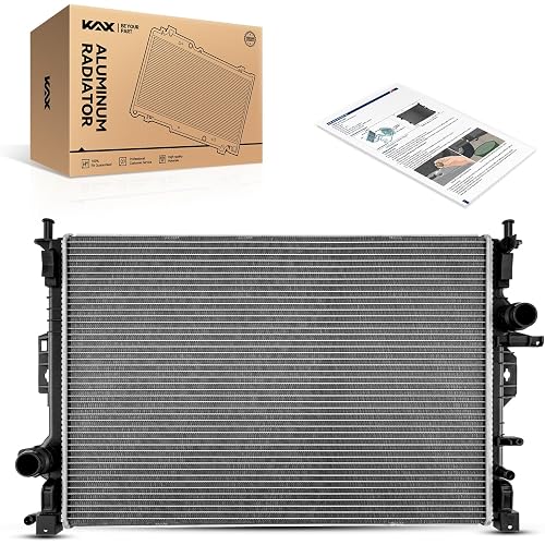 KAX CU13315 Engine Cooling Radiator, Compatible with XC60, S60, Range Rover Evoque, XC70, S80, LR2, Discovery Sport, V60, V70, S60/V60 Cross Country